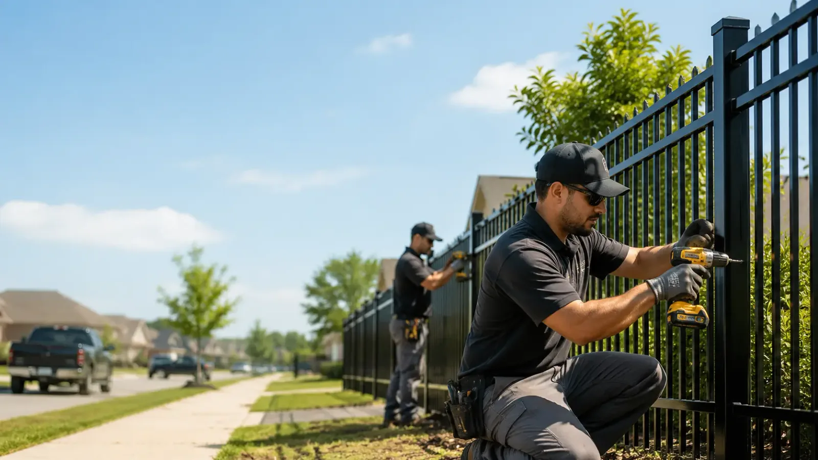 Metal Fence Installation in Johnston, IA